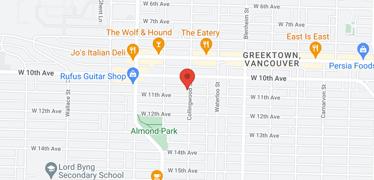 map of 3505 W 11TH AVENUE